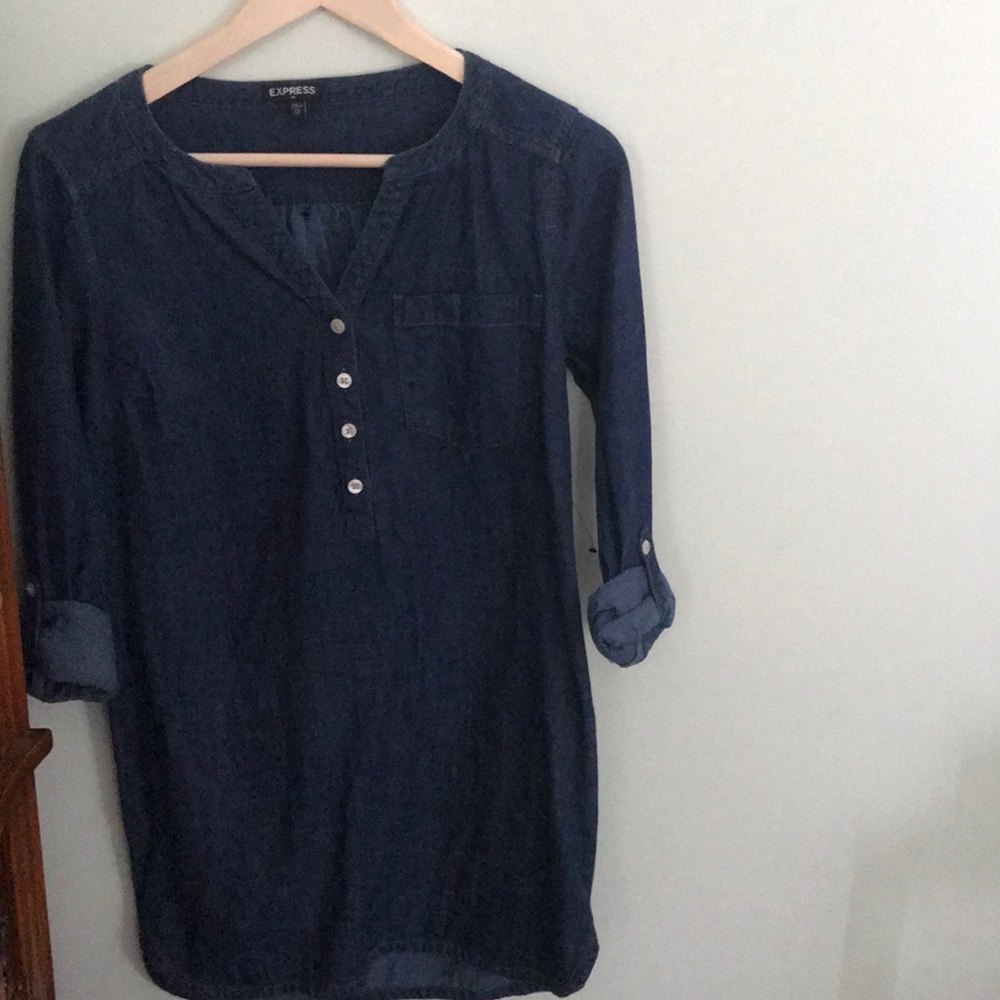 Express jean dress
